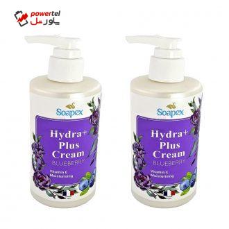 کرم آبرسان سوپکس مدل BLUEBERRY حجم 250 میلی لیتر مجموعه 2 عددی کرم آبرسان سوپکس مدل BLUEBERRY حجم 250 میلی لیتر مجموعه 2 عددی