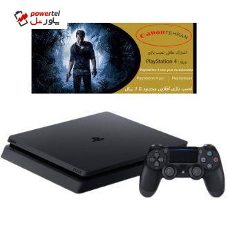 کنسول بازی سونی مدل Playstation 4 Slim ریجن 2 کد CUH-2216B ظرفیت 1 ترابایت به همراه 20 بازی کنسول بازی سونی مدل Playstation 4 Slim ریجن 2 کد CUH-2216B ظرفیت 1 ترابایت به همراه 20 بازی