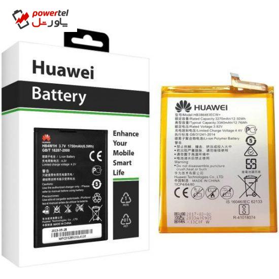 باتری موبایل هوآوی مدل HB356687ECW با ظرفیت 3340mAh مناسب برای گوشی موبایل هوآوی Nova Plus