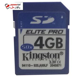 کارت حافظه SD کینگ استون مدل Elite-PRO کلاس 6 استاندارد 50X سرعت 60Mbps ظرفیت 4 گیگابایت