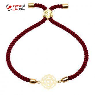 دستبند طلا 18 عیار زنانه کرابو طرح نقش اسلیمی مدل kt100110 دستبند طلا 18 عیار زنانه کرابو طرح نقش اسلیمی مدل kt100110