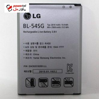 باتری موبایل مدل BL-54SG ظرفیت 2610 میلی آمپر ساعت مناسب برای گوشی موبایل ال جی G3 Beat