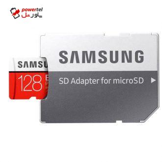 کارت حافظه microSDXC مدل Evo کلاس 10 استاندارد UHS-I U3 سرعت 100MBps ظرفیت 128 گیگابایت به همراه آداپتور SD کارت حافظه microSDXC مدل Evo کلاس 10 استاندارد UHS-I U3 سرعت 100MBps ظرفیت 128 گیگابایت به همراه آداپتور SD