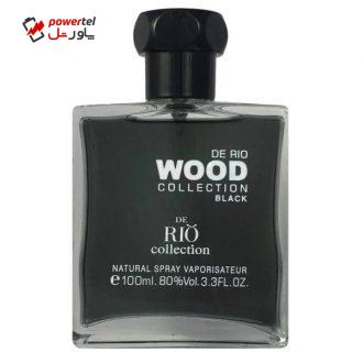 ادو پرفیوم مردانه ریو کالکشن مدل Rio Wood Black حجم 100ml