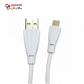 کابل تبدیل USB به لایتنینگ کلومن مدل KD-38 طول 1 متر کابل تبدیل USB به لایتنینگ کلومن مدل KD-38 طول 1 متر