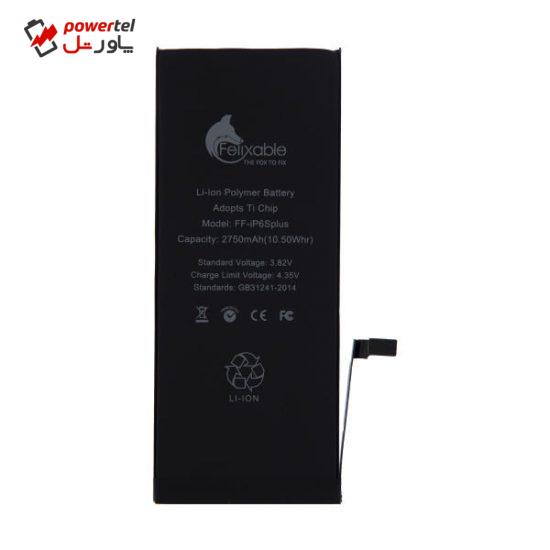 باتری موبایل فلیکسبل مدل FF-iP6SP ظرفیت 2750 میلی آمپر  ساعت مناسب برای گوشی موبایل اپل iPhone 6s Plus