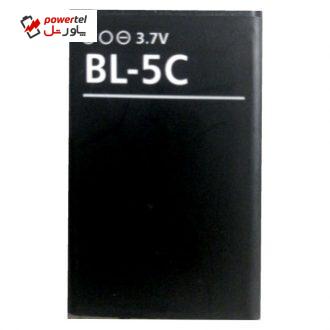باتری موبایل مدل bl-5c  ظرفیت 1500 میلی آمپر ساعت مناسب برای گوشی موبایل نوکیا 6101