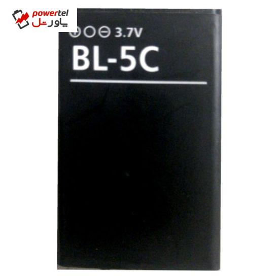 باتری موبایل مدل bl-5c  ظرفیت 1500 میلی آمپر ساعت مناسب برای گوشی موبایل نوکیا 6101