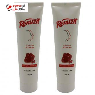 ماسک صورت رینو زیت مدل انار حجم 100 میلی لیتر مجموعه 2 عددی ماسک صورت رینو زیت مدل انار حجم 100 میلی لیتر مجموعه 2 عددی