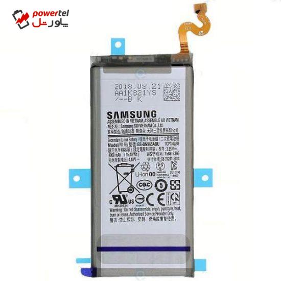 باتری موبایل مدلEB-BN965ABU21ظرفیت 4000 میلی آمپر ساعت مناسب برای گوشی موبایل سامسونگ Galaxy Note9