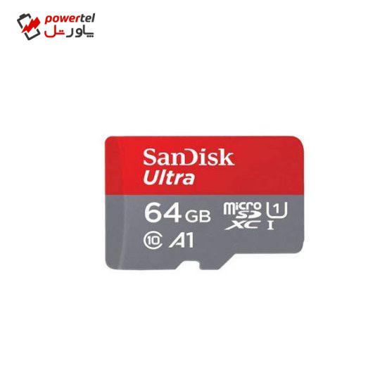 کارت حافظه‌ microSDXC سن دیسک مدل A1 کلاس 10 استاندارد UHS-I سرعت 98MBps ظرفیت 64 گیگابایت