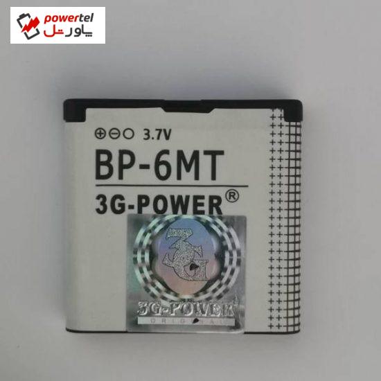 باتری موبایل مدل BL-6MT ظرفیت 1050میلی آمپر ساعت  مناسب برای گوشی موبایل  نوکیا N81
