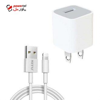 شارژر دیواری نیتو مدل NT-TC048 به همراه کابل تبدیل لایتنینگ بسته 10 عددی شارژر دیواری نیتو مدل NT-TC048 به همراه کابل تبدیل لایتنینگ بسته 10 عددی