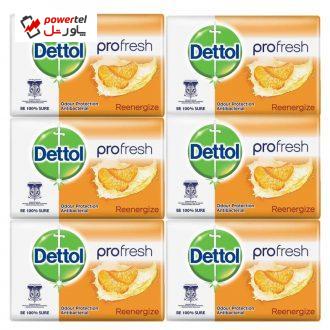 صابون ضدباکتری دتول مدل Profresh Re-energize کد 3060666 وزن 65 گرم بسته 6 عددی صابون ضدباکتری دتول مدل Profresh Re-energize کد 3060666 وزن 65 گرم بسته 6 عددی