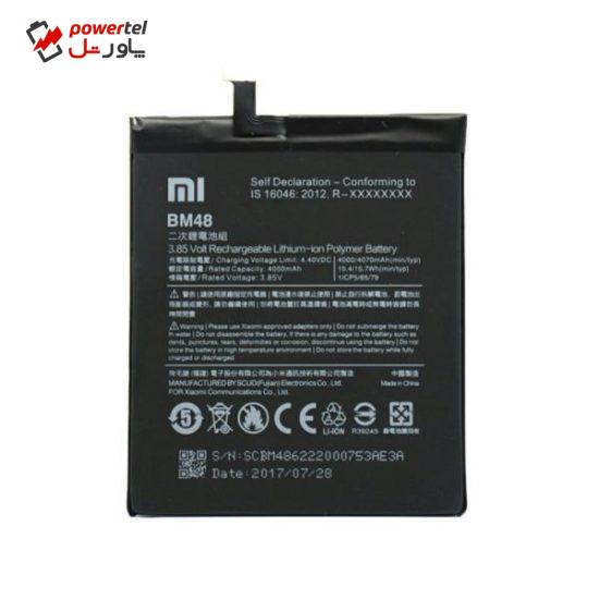 باتری موبایل مدل bm48 ظرفیت 4070 میلی آمپر ساعت مناسب برای گوشی موبایل شیائومی note 2