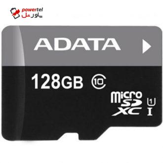 کارت حافظه microSDXC ای دیتا مدل Premier کلاس 10 استاندارد UHS-I U1 سرعت 50MBps ظرفیت 128 گیگابایت کارت حافظه microSDXC ای دیتا مدل Premier کلاس 10 استاندارد UHS-I U1 سرعت 50MBps ظرفیت 128 گیگابایت
