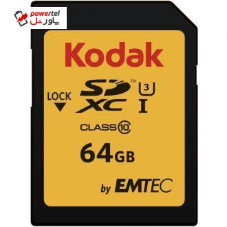 کارت حافظه SDXC امتک کداک کلاس 10 استاندارد UHS-I U3 سرعت 95MBps 650X ظرفیت 64 گیگابایت کارت حافظه SDXC امتک کداک کلاس 10 استاندارد UHS-I U3 سرعت 95MBps 650X ظرفیت 64 گیگابایت