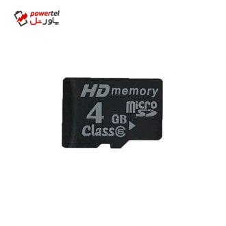کارت حافظه microSDHC مدل اچ دی کلاس 6 سرعت 45MBps ظرفیت 4 گیگابایت