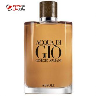 ادو پرفیوم مردانه جورجیو آرمانی مدل Acqua Di Gio Absolu حجم 200 میلی لیتر