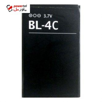باتری موبایل مدل bl-4c  ظرفیت 1500 میلی آمپر ساعت مناسب برای گوشی موبایل نوکیا 6170