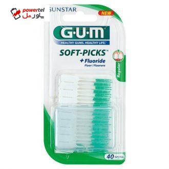 خلال بین دندانی جی یو ام مدل Soft Picks – بسته 40 عددی