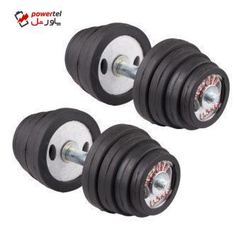 دمبل 10 کیلوگرمی رکورد مدل N1 بسته 2 عددی دمبل 10 کیلوگرمی رکورد مدل N1 بسته 2 عددی