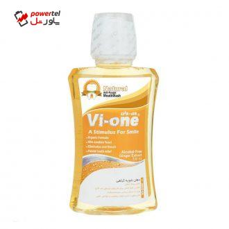 دهان شویه وی وان مدل Natural حجم 330 میلی لیتر
