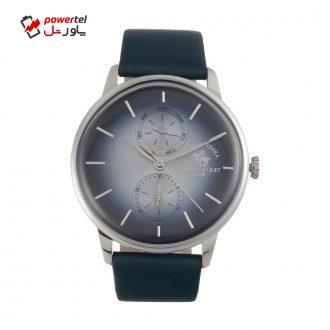ساعت مچی عقربهای مردانه سانتا باربارا پولو راکت کلاب مدل SB.1.10107-2 ساعت مچی عقربهای مردانه سانتا باربارا پولو راکت کلاب مدل SB.1.10107-2