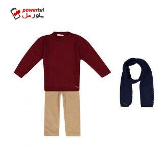 ست 3 تکه لباس پسرانه مونا رزا مدل 2141281-70