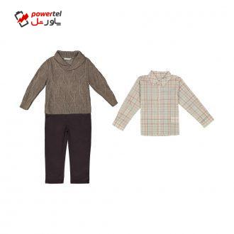 ست 3 تکه پسرانه مونا رزا مدل 2141171-90 ست 3 تکه پسرانه مونا رزا مدل 2141171-90