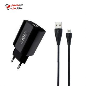 شارژر دیواری ارلدام مدل ES-202 به همراه کابل MicroUSB شارژر دیواری ارلدام مدل ES-202 به همراه کابل MicroUSB