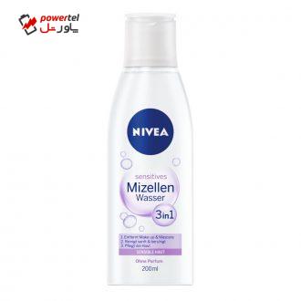 محلول پاک کننده آرایش صورت نیوآ مدل Sensitives 3in1 حجم 200 میلی لیتر محلول پاک کننده آرایش صورت نیوآ مدل Sensitives 3in1 حجم 200 میلی لیتر