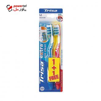 مسواک تریزا سری Super Promo مدل Cool Fresh با برس متوسط – بسته 2 عددی مسواک تریزا سری Super Promo مدل Cool Fresh با برس متوسط – بسته 2 عددی