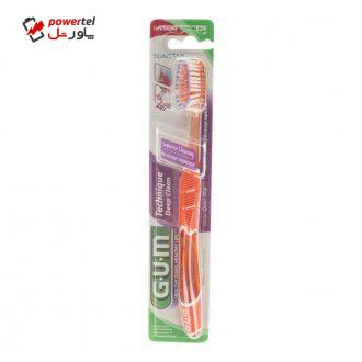 مسواک جی یو ام مدل Technique Deep Clean با سر بزرگ