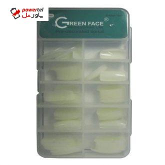 ناخن مصنوعی گرین فیس مدل N003 بسته 100 عددی