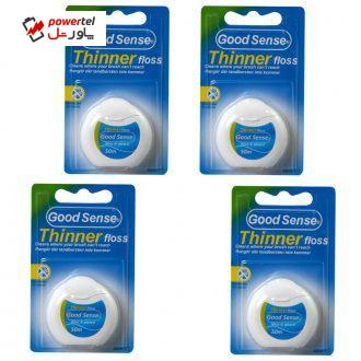 نخ دندان گود سنسی مدل Thinner بسته 4 عددی نخ دندان گود سنسی مدل Thinner بسته 4 عددی