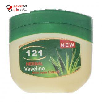 وازلین 121 مدل Aloe vera حجم 120 میلی لیتر