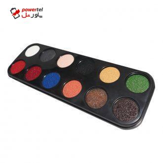 پالت سایه12 رنگ  آکوآ کالر  مروان خیر مدل مات
