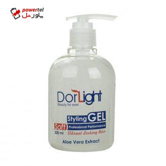 ژل مو سر دور لایت مدل Soft مقدار 300 گرم ژل مو سر دور لایت مدل Soft مقدار 300 گرم