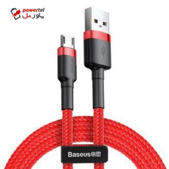 کابل تبدیل USB به microUSB باسئوس مدل CAMKLF-c09 طول 2 متر کابل تبدیل USB به microUSB باسئوس مدل CAMKLF-c09 طول 2 متر