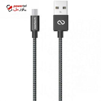کابل تبدیل USB به microUSB نزتک مدل Braided طول 1.2 متر کابل تبدیل USB به microUSB نزتک مدل Braided طول 1.2 متر