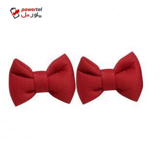 کش مو دخترانه طرح پاپیون کد 01 بسته دو عددی کش مو دخترانه طرح پاپیون کد 01 بسته دو عددی