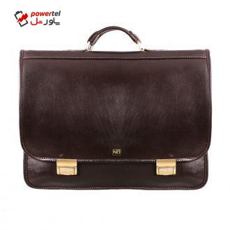 کیف اداری مردانه چرم نیروانا مدل A449 کیف اداری مردانه چرم نیروانا مدل A449