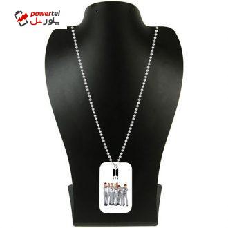 گردنبند طرح بی تی اس BTS کد PF3 گردنبند طرح بی تی اس BTS کد PF3
