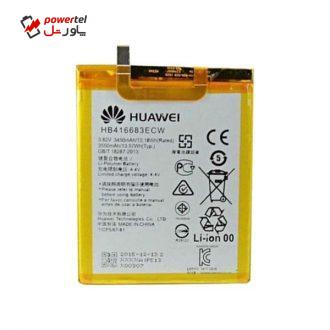 باتری موبایل مدل HB416683ECW ظرفیت 3450 میلی آمپر ساعت مناسب برای گوشی موبایل هوآوی nexus 6p