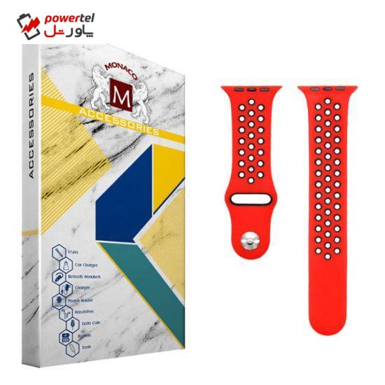 بند موناکو مدل Rainbow 10 مناسب برای اپل واچ 38/40 میلی متری