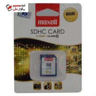 کارت حافظه SDHC مکسل مدل X-Series کلاس 10 ظرفیت 8 گیگابایت