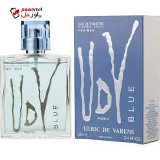 ادو تویلت مردانه اولریک دو وارن مدل Blue حجم 100 میلی لیتر ادو تویلت مردانه اولریک دو وارن مدل Blue حجم 100 میلی لیتر