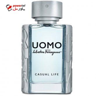 ادو تویلت مردانه سالواتوره فراگامو مدل Uomo Casual Life حجم 100 میلی لیتر