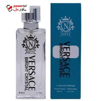 ادو پرفیوم زنانه نیفتی مدل Versace Bright Crystal حجم 30 میلی لیتر ادو پرفیوم زنانه نیفتی مدل Versace Bright Crystal حجم 30 میلی لیتر